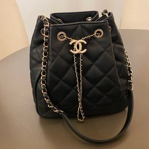 100% AUTHENTIC CHANEL BUCKET BAG
